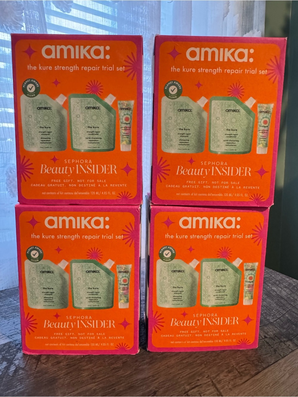 Amika The Kure Strength Repair Travel Set Bundle of 4